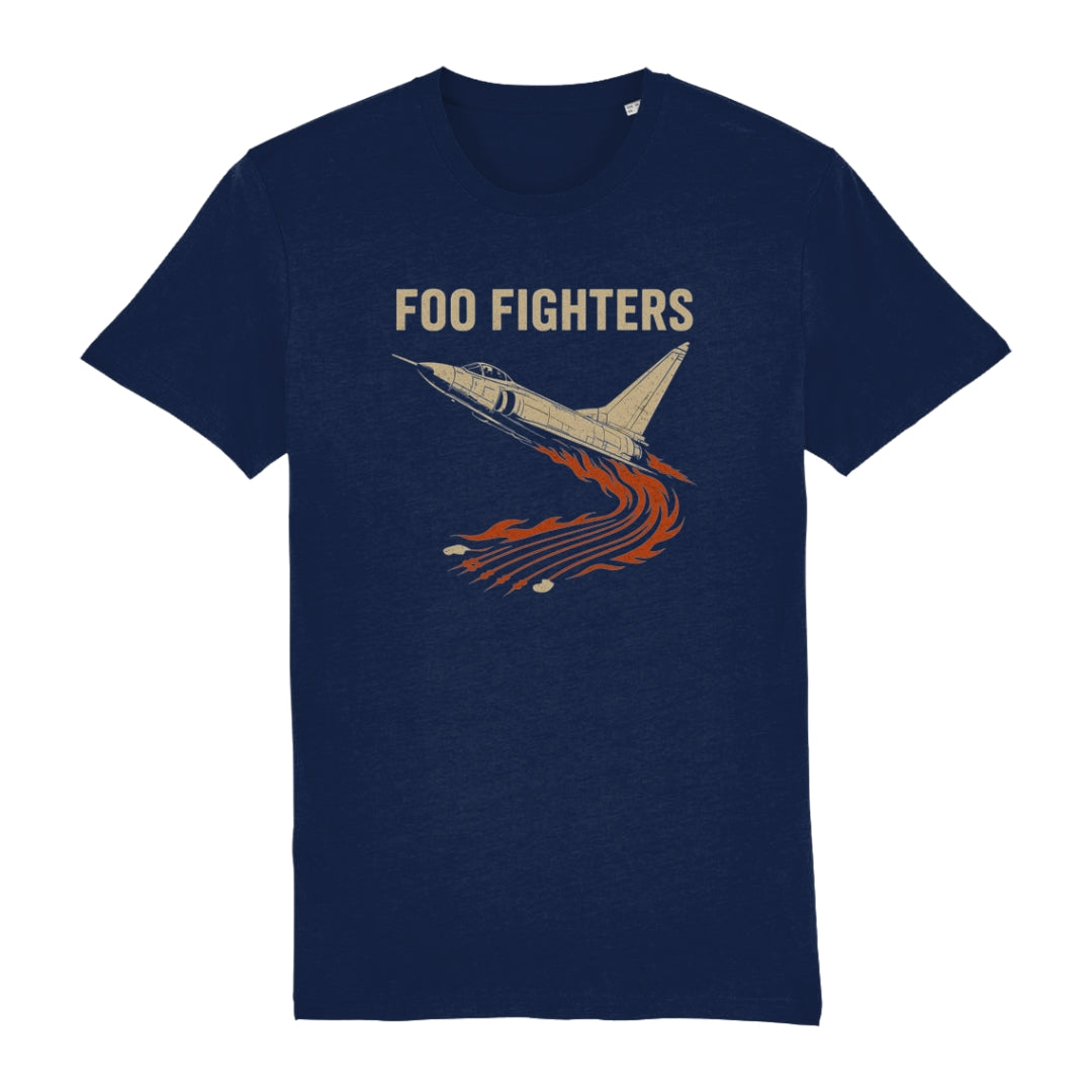 Fighter Jet Tribute Foo Fighters T-shirt